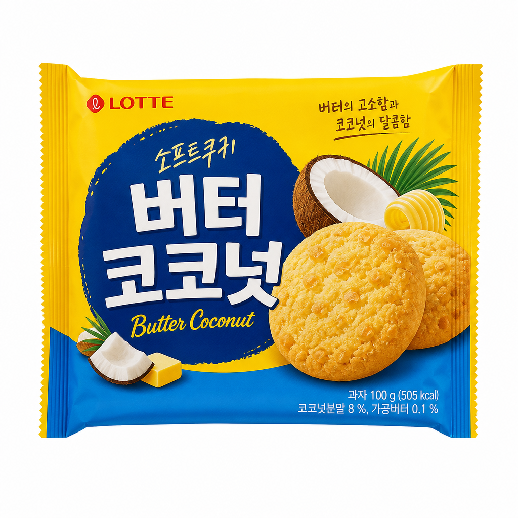 Lotte Butter Coconut Cookies