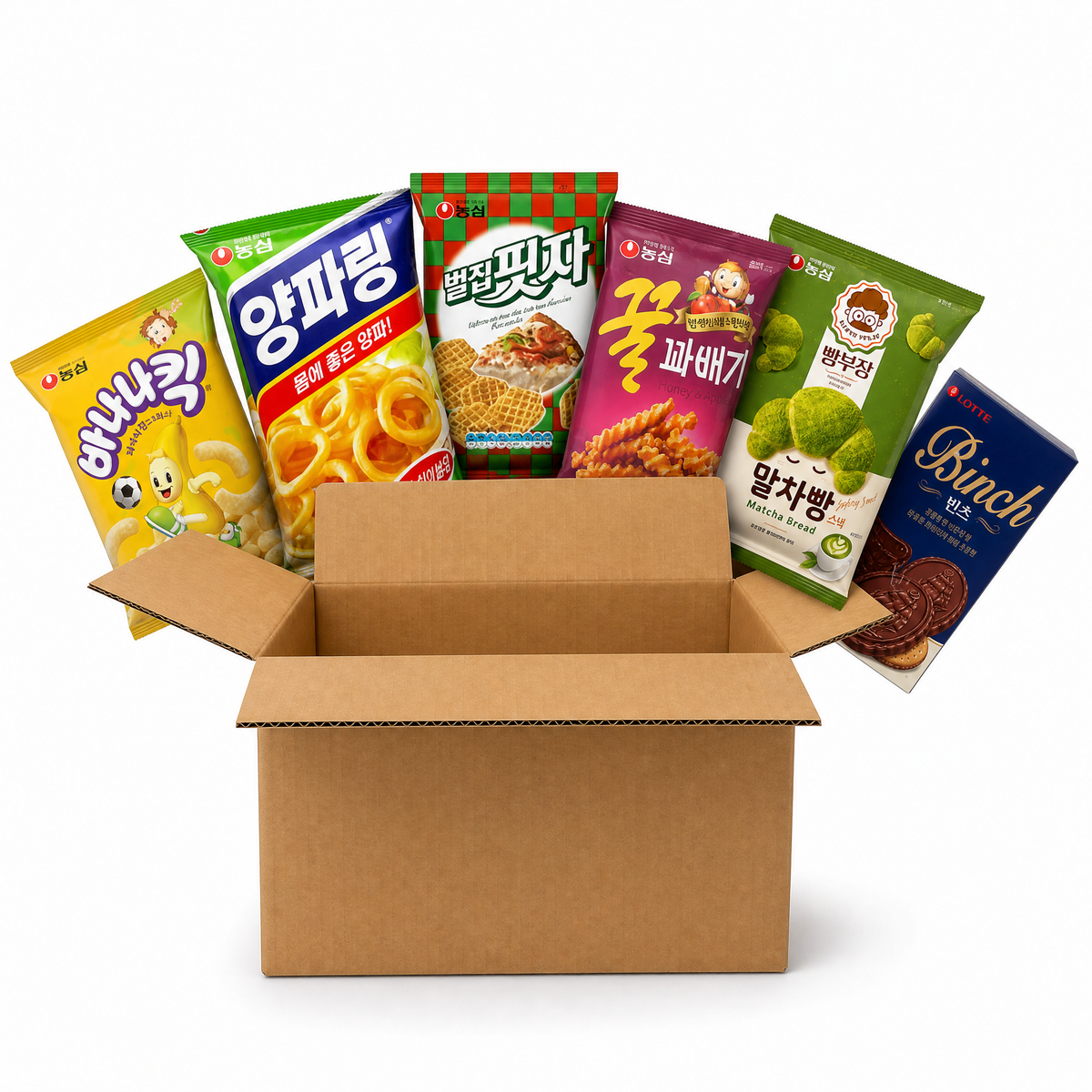 Pack 6 Snacks Coreanos Surtidos