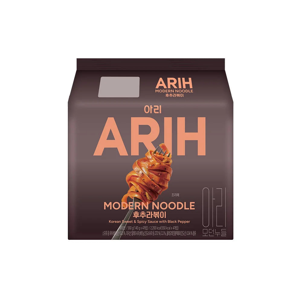 ARIH Ramyeon Sabor Tteokpokki de Pimienta Negra